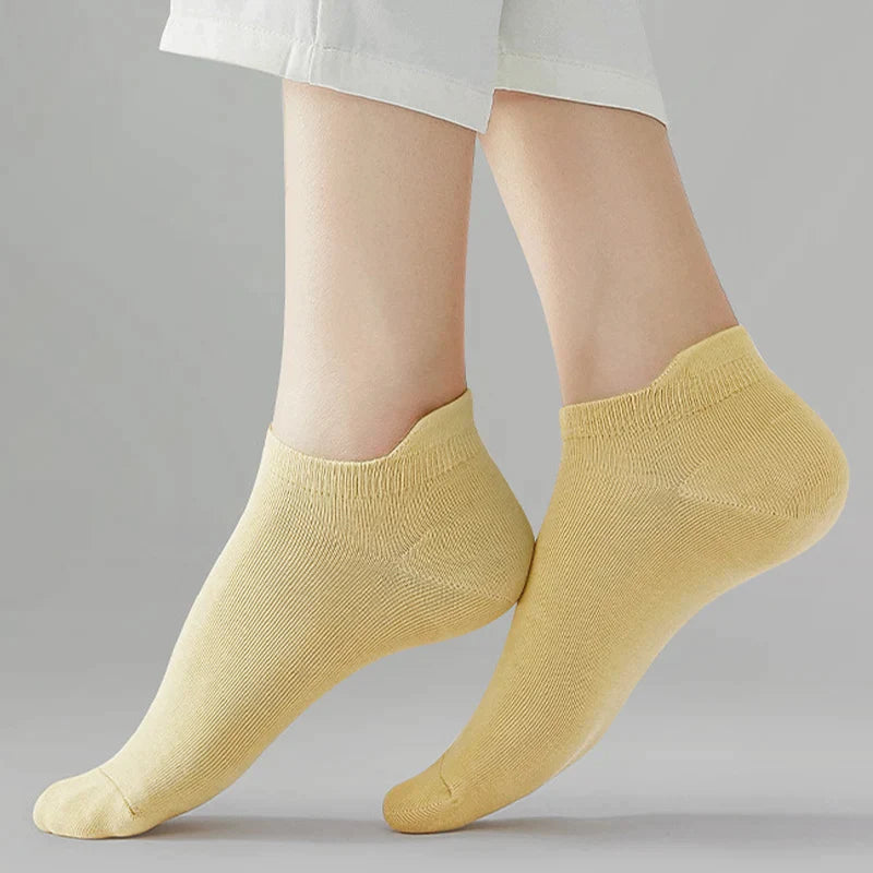 5 pares de meias de tornozelo Lace Charm