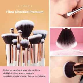 Kit completo de Pincéis Pearl Luxe