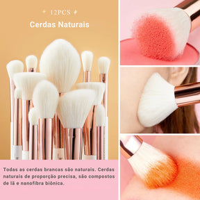 Kit completo de Pincéis Pearl Luxe