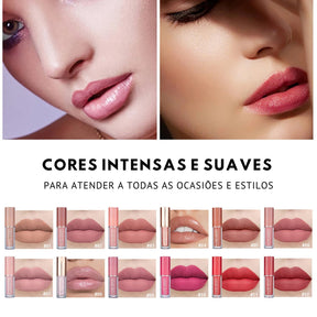 Kit 12 batons Handaiyan Velvet Kiss (Compre 4 leve 12)