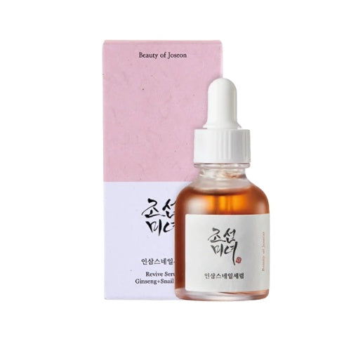 Sérum Beauty of Joseon Revive: Ginseng + Mucina de Caracol 30ml