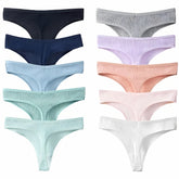 Conjunto de 10 calcinhas listradas Cotton Bliss