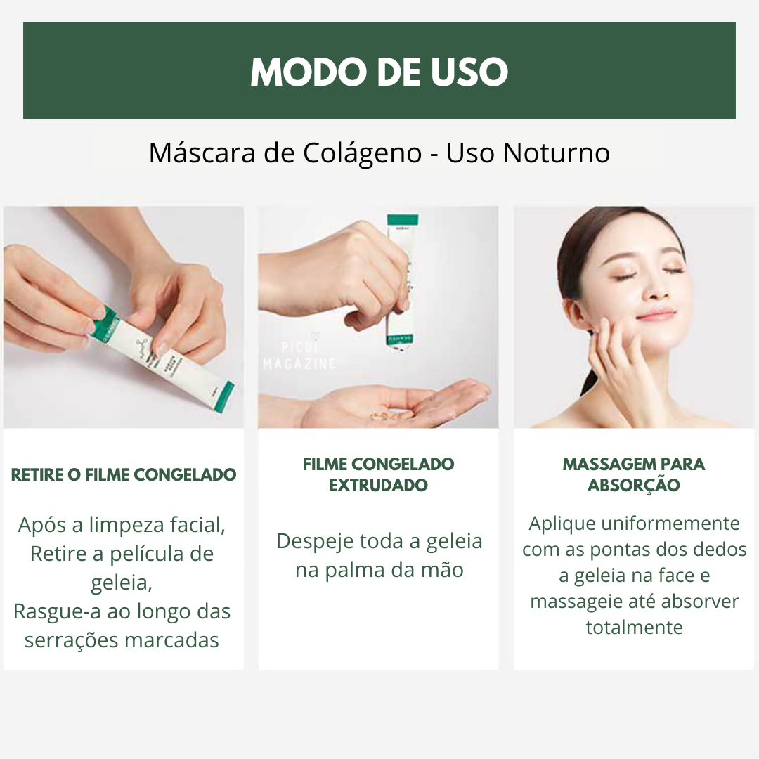 Máscara mágica coreana de colágeno RenewGlow